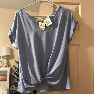 Md Hippie rose blue shirt never worn with tags